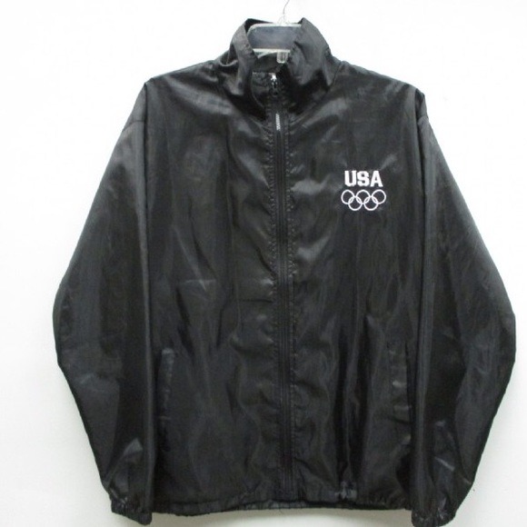 Other - Vintage USA Olympic Full-Zip Windbreaker Jacket